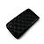 Chanel Lambskin Vintage Silver Logo Zip Long Wallet Black - view 4