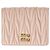 Cartera de piel napa matelassé Miu Miu Rosa Polvo AFPP