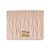 Cartera de piel napa matelassé Miu Miu Rosa Polvo AFPP - vista 2