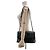 Saint Laurent Borsa a tracolla in coccodrillo West Hollywood Nero - vista 7