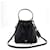 Prada Borsa a secchiello in pelle Saffiano Nero - vista 9
