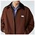 Gucci Giacca Bomber in Cotone con Logo Marrone - vista 7