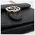 Gucci Piccola borsa a tracolla con catena Interlocking GG Nera Nero - vista 24