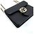 Gucci Piccola borsa a tracolla con catena Interlocking GG Nera Nero - vista 7