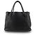 Prada Borsa Tote e Borsa a Spalla con tracolla in Vitello Daino Nero - vista 6