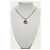 Gucci Collana con logo intrecciato argento - vista 2