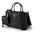 Prada Mini borsa a tracolla Saffiano Galleria Nero - vista 2
