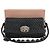 Miu Miu Borsa a tracolla trapuntata Iconic Crystal Cloke Argento
