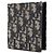 Dior Tarjetero vertical en jacquard Oblique Negro - vista 3