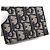 Dior Tarjetero vertical en jacquard Oblique Negro - vista 5