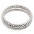 Tiffany & Co Zwei-Reifen-Platin-Diamant-Seilring Silber - Ansicht 2