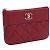 Chanel Borsa Mademoiselle Mini Pouch Rosso - vista 4
