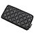 Chanel Portafoglio lungo con zip da donna in pelle di agnello nera Nero - vista 10