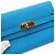 Hermès Portafoglio Kelly Classic con finiture dorate Blu - vista 5