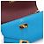 Hermès Portafoglio Kelly Classic con finiture dorate Blu - vista 7