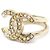 Chanel Crystal CC Logo Ring Größe Season Mehrfarben - Ansicht 2