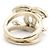 Chanel Crystal CC Logo Ring Größe Season Mehrfarben - Ansicht 5