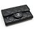 Chanel Porta-cartões de visita clássico Black Caviar Silver Preto - vista 4