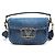 Valentino Tote e borsa a tracolla in denim con logo Blu