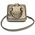 Gucci Beige GG Supreme Mini Top Handle Crossbody Bag mit Horsebit Braun - Ansicht 10