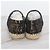 Chanel Mule espadrille in tweed slip-on Nero - vista 6