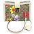 Gucci Borsa a Spalla GG Supreme Canvas White FLORA Flower Padlock Small Chain Marrone