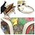 Gucci Borsa a Spalla GG Supreme Canvas White FLORA Flower Padlock Small Chain Marrone - vista 6