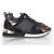 Louis Vuitton Sneakers Runaway Gold-tone Nero - vista 5