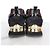 Louis Vuitton Sneakers Runaway Gold-tone Nero - vista 6