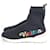Louis Vuitton Regenbogen-Initialen Strick-Sneaker Schwarz - Ansicht 2