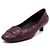 Tod's Décolleté in pelle bordeaux da donna - vista 2