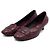Tod's Décolleté in pelle bordeaux da donna - vista 3