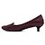Tod's Décolleté in pelle bordeaux da donna - vista 4