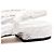 Chanel Slingback in tweed bicolore bianco con CC dorato da donna - vista 6