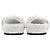 Chanel Slingback in tweed bicolore bianco con CC dorato da donna - vista 7