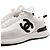 Chanel White Suede Nylon Women's Sneakers - view 7