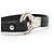 Louis Vuitton Bracciale Archive in pelle nera da uomo Nero - vista 3