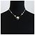 Chanel Collana da donna con logo CC, cuore nero e perle di cristallo Multicolore - vista 2