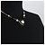 Chanel Collana da donna con logo CC, cuore nero e perle di cristallo Multicolore - vista 4