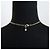Chanel Collana da donna con logo CC, cuore nero e perle di cristallo Multicolore - vista 5