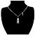 Dior Collana con pendente unisex in ottone con finitura argentata Workshop - vista 2