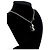 Dior Collana con pendente unisex in ottone con finitura argentata Workshop - vista 4