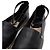 Hermès Sneaker espadrille Malaga in pelle nera da donna Nero - vista 5
