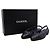 Chanel Scarpe slingback in tweed blu navy e pelle di vitello lucida da donna - vista 8