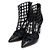 Jimmy Choo Rome High Heels Damenschuhe aus schwarzem Leder - Ansicht 3