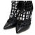 Jimmy Choo Rome High Heels Damenschuhe aus schwarzem Leder - Ansicht 6