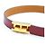 Hermès Bracciale Drag Double Tour con Logo Gold e Doppia Fascia Rosso - vista 3