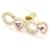 Chanel Orecchini Love Coco Heart Crystal Multicolore - vista 3