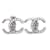 Chanel Orecchini Crystal Pearl CC Logo Marrone