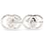 Gucci Orecchini GG Stud in oro bianco Argento